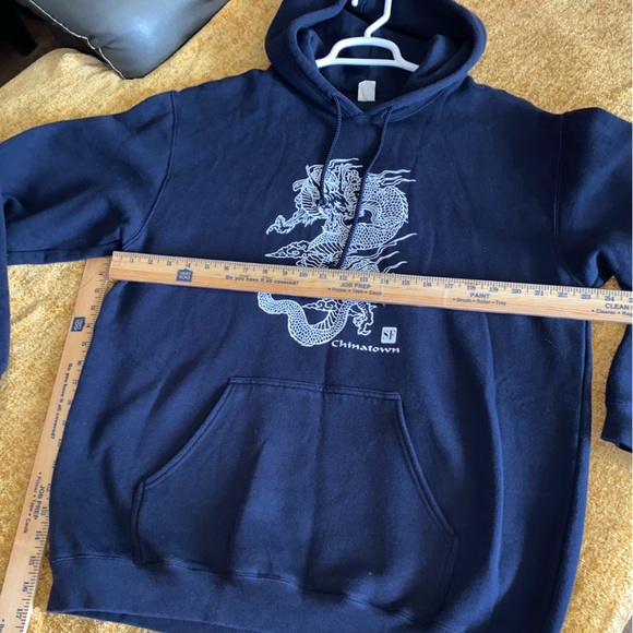 Dragon SF Drawstring Hooded Sweatshirt Hoodie Size Large - Picture 10 of 12